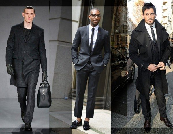 Herren in Schwarz