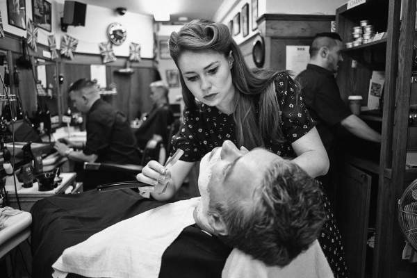 Herren-Barbershop-Frisör