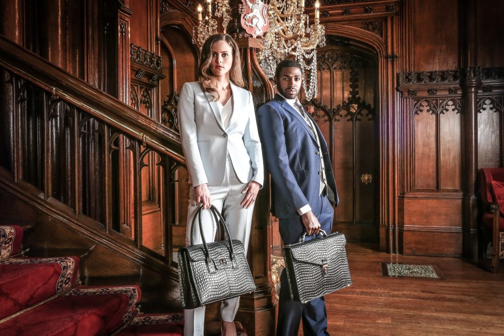 Krokodilleder-Schlangenleder-Hochwertig-Kunstleder