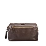 Herren-Leder-Waschbeutel-Geschenk