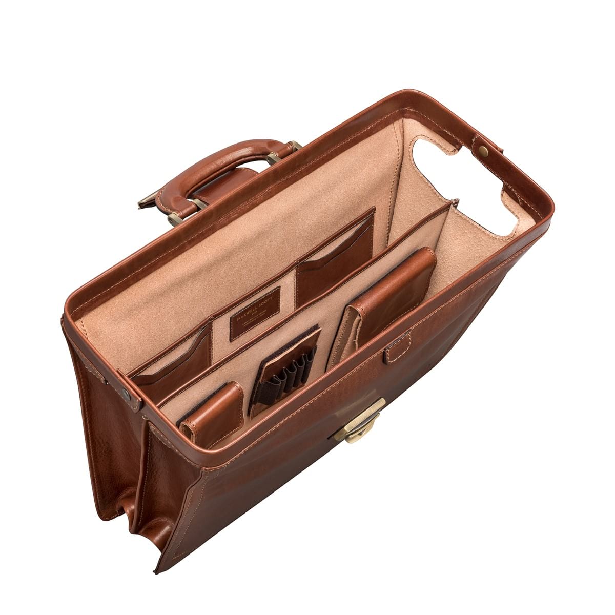 Basilio Aktentasche in Cognac Braun