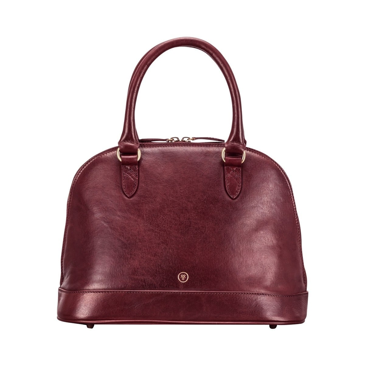 Rosa Leder Handtasche