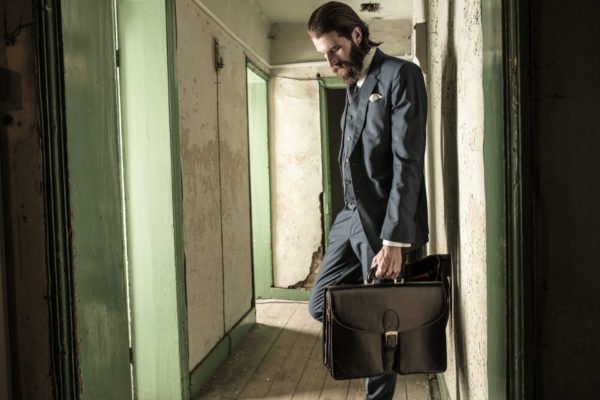 Tomacelli Aktentasche dunkelbraun