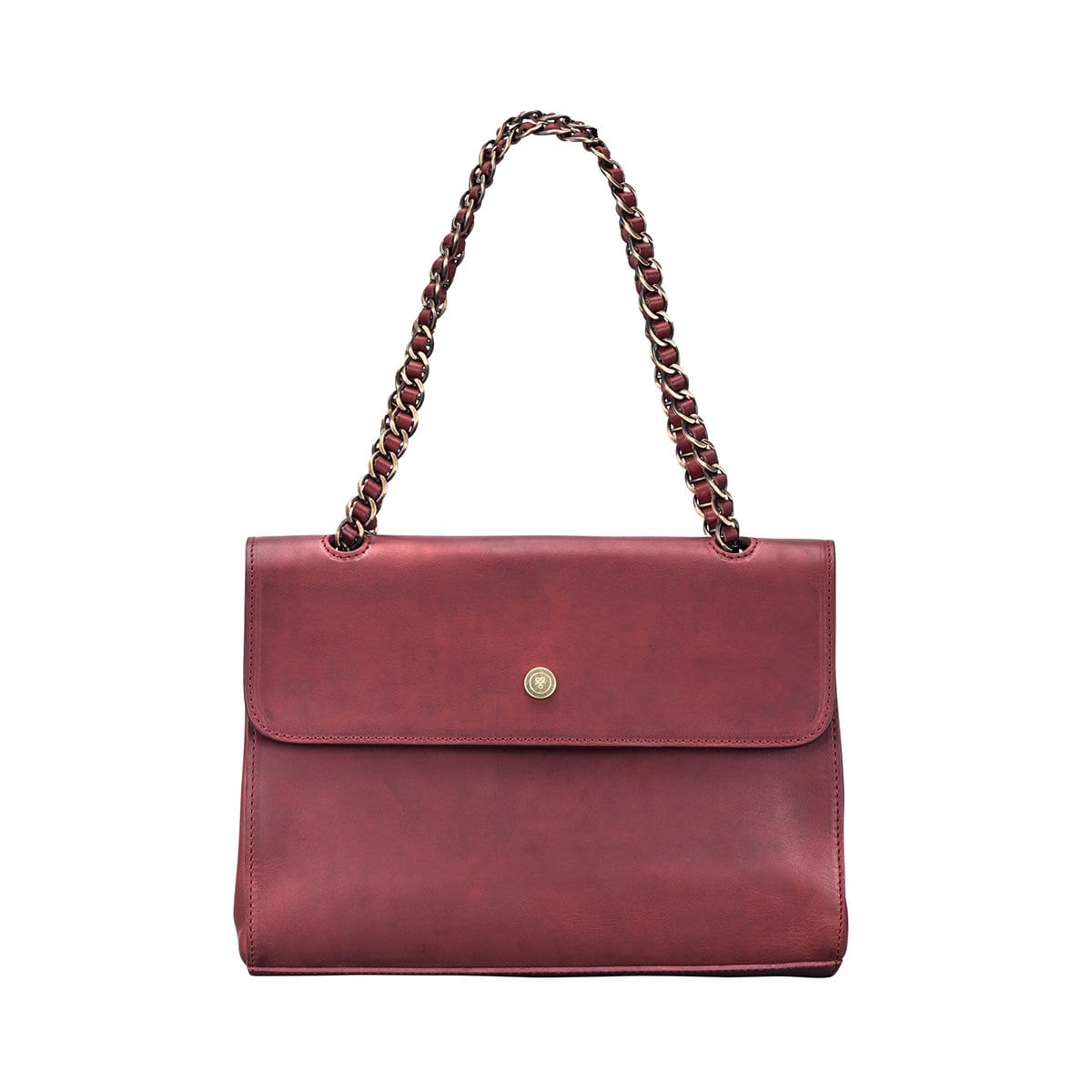 Atessa Chain Bag Tasche in Weinrot