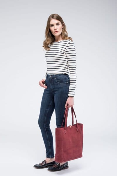 Varallo Wildleder Shopper