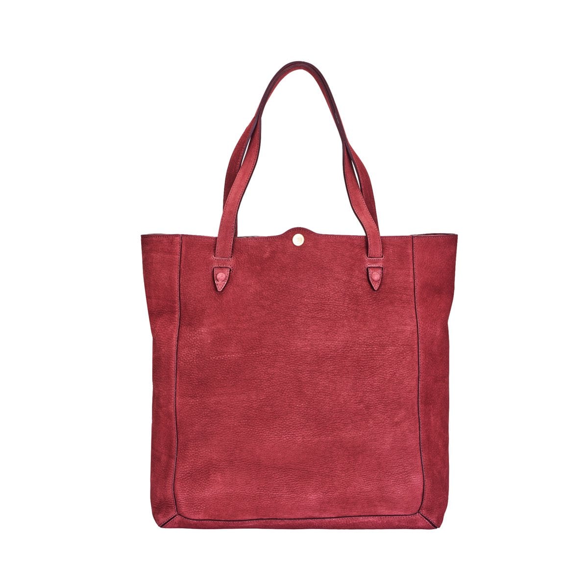 Varallo Wildleder Shopper in Weinrot