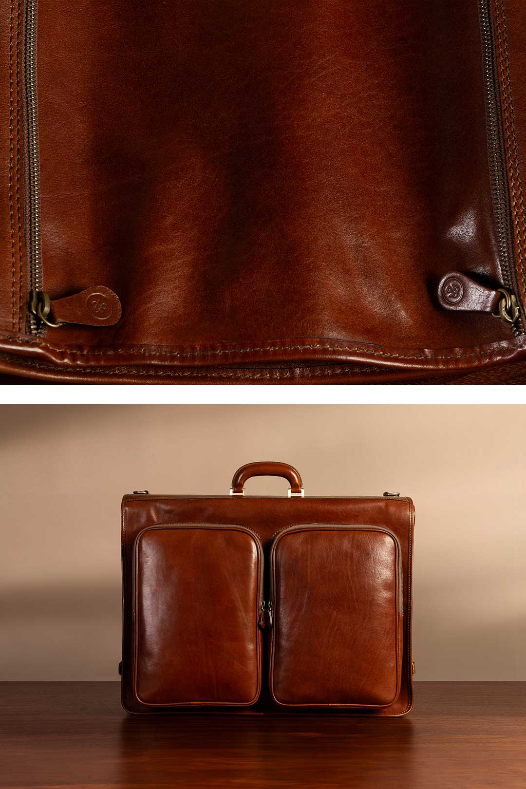 Rovello Reisetasche – außen sichtbare Reißverschlusstaschen für Schuhe oder Accessoires