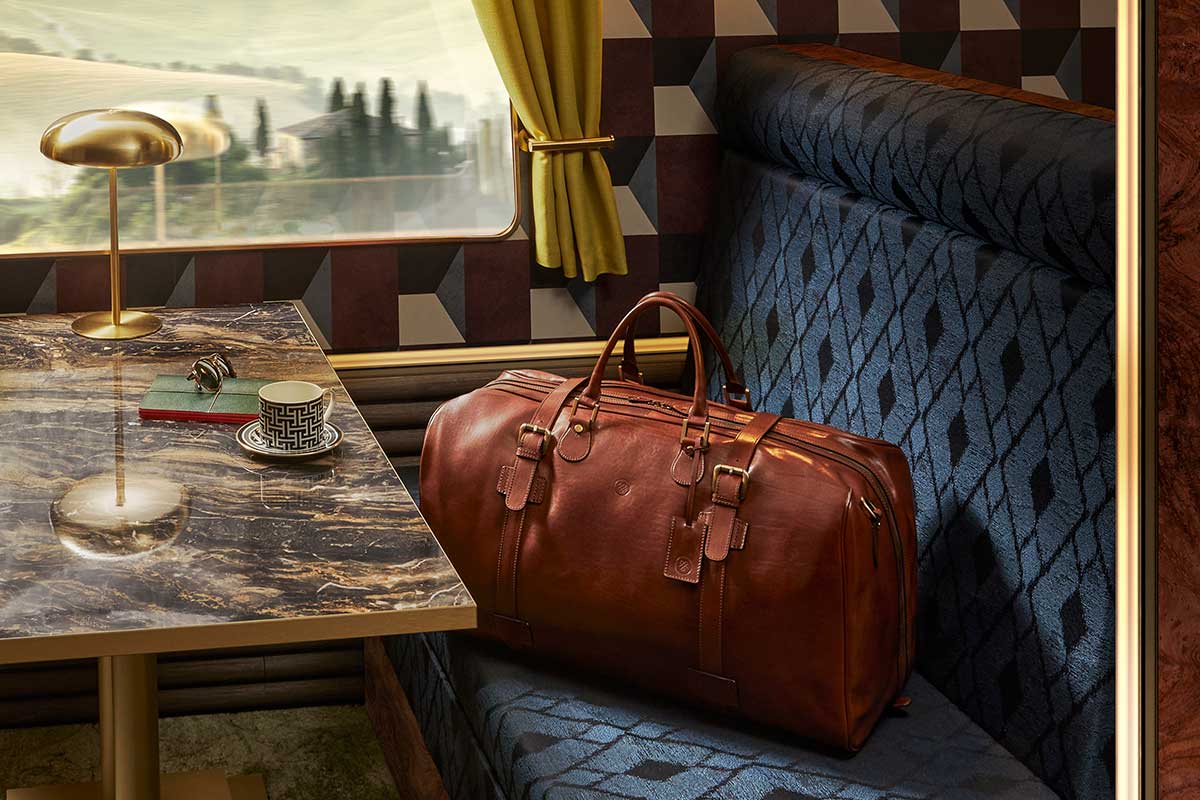 Luxus-Reisetasche aus Leder für Herren