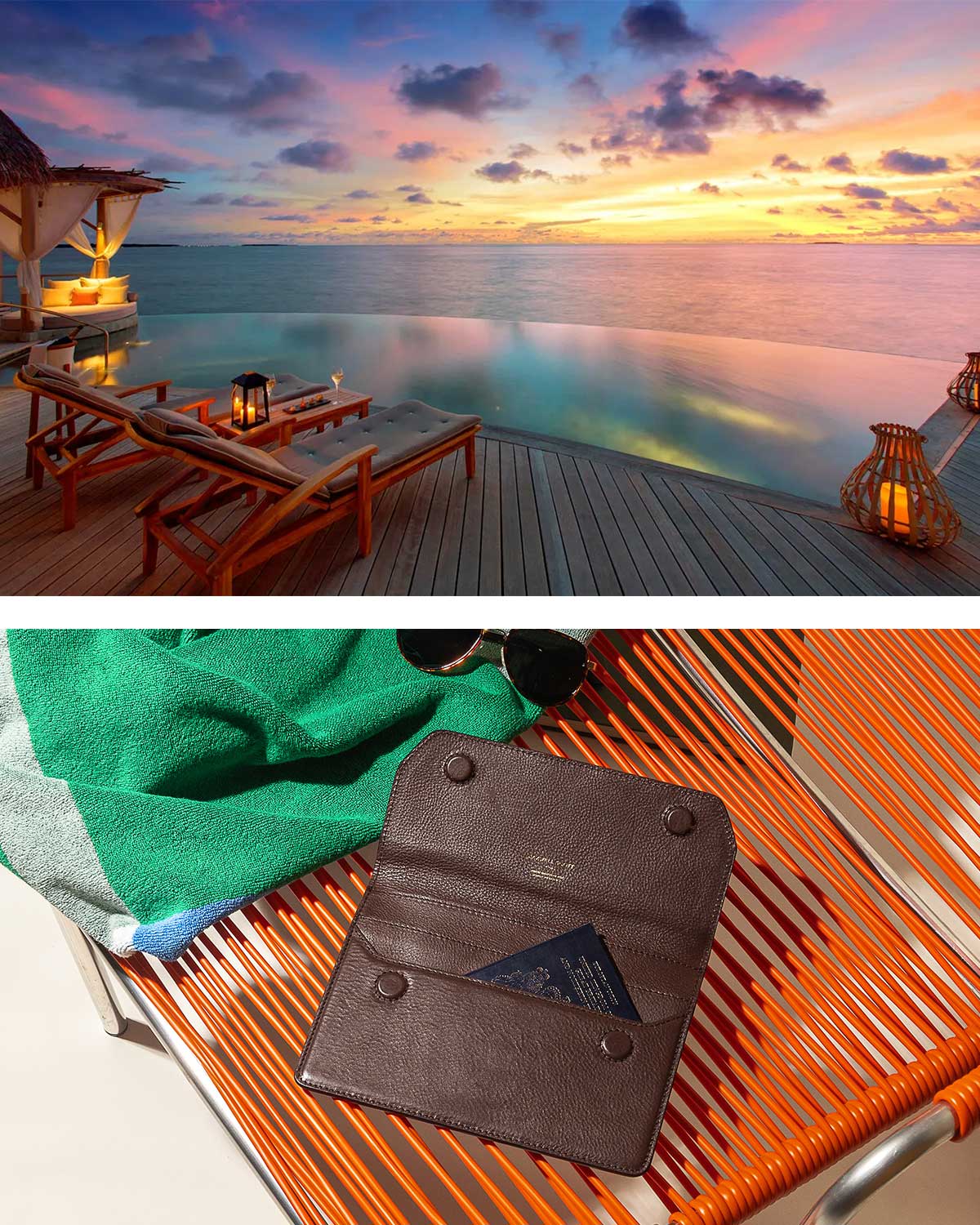 Reisetasche aus weichem Leder