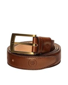 Luxuriöser Herrengürtel aus italienischem Vollnarbenleder im klassischen, eleganten Stil