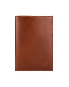 Handmade Italian full-grain RFID leather breast pocket wallet for gents, slim elegant design
