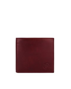The Vittore Bi-Fold Leather Wallet in Wine Front