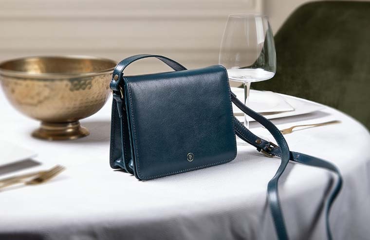 Kleine Damen Leder Umhängetasche luxus