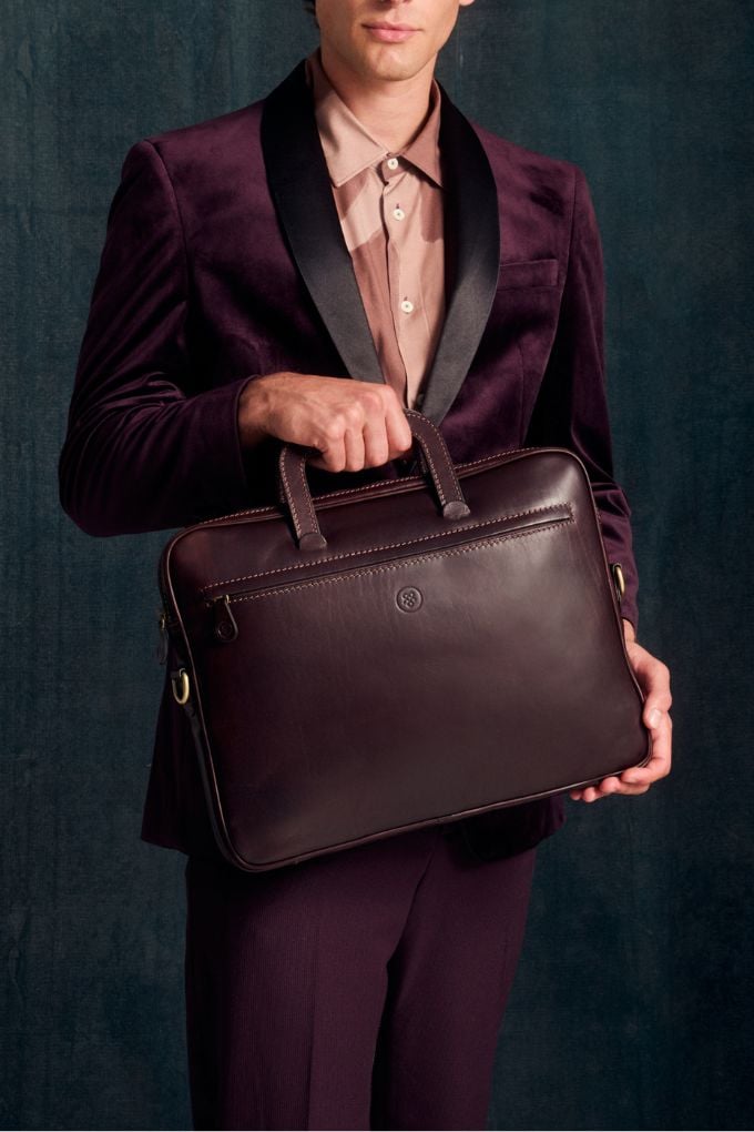 leather briefcase