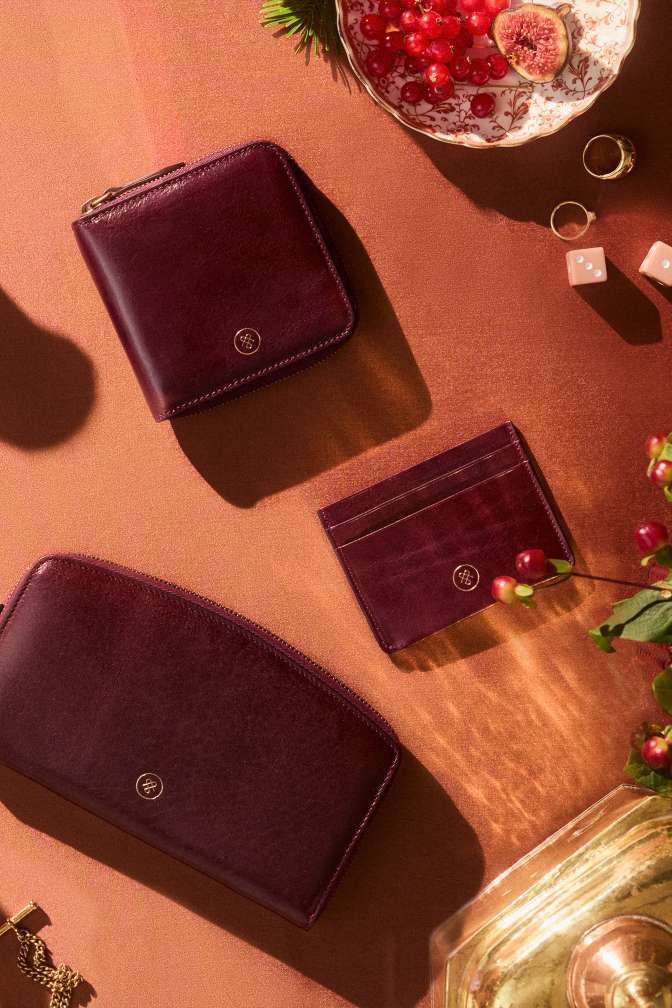 Damen Leder Geldbörse