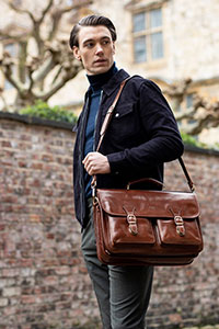 quality laptop briefcase satchel